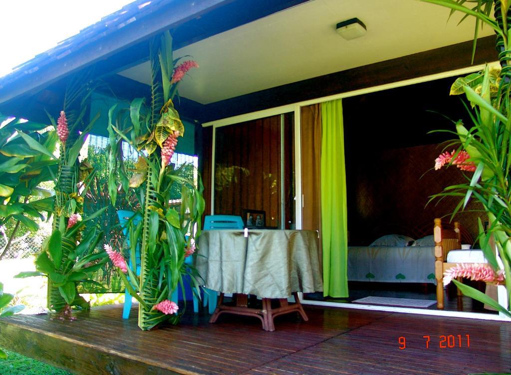 Tauhanihani Village Lodge La Vague Bleue Teahupoo Camera foto
